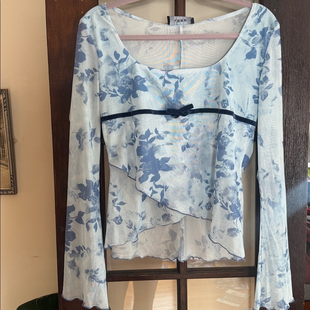NWT Cider sz XL Bell sleeve top